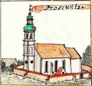 Prosewitz - Kościół, widok ogólny